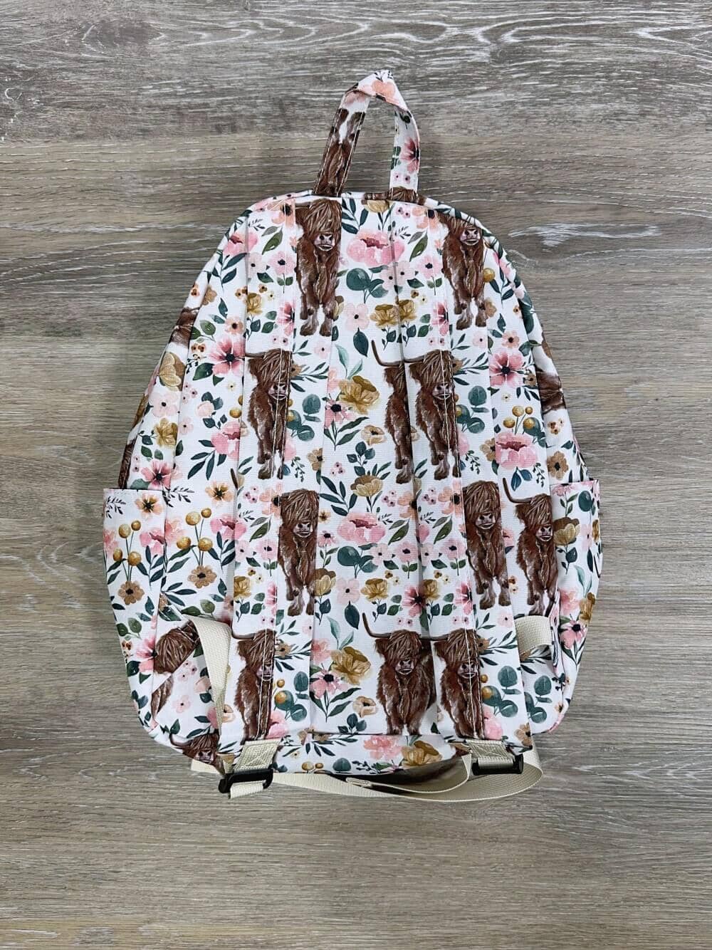 Highland Cow Kids' School Backpack - Sydney So Sweet