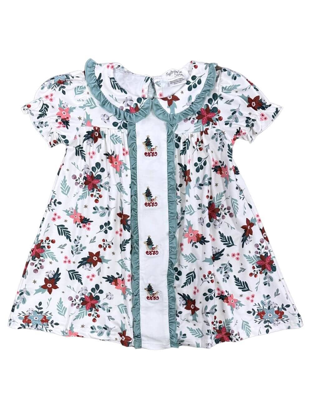 Short sleeve best sale christmas dress