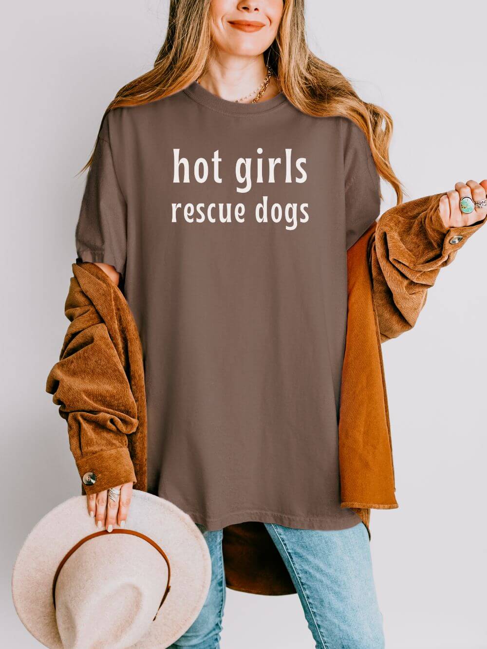 Hot Girls Rescue Dogs Comfort Colors Unisex Dog Mom T-Shirt - Sydney So Sweet