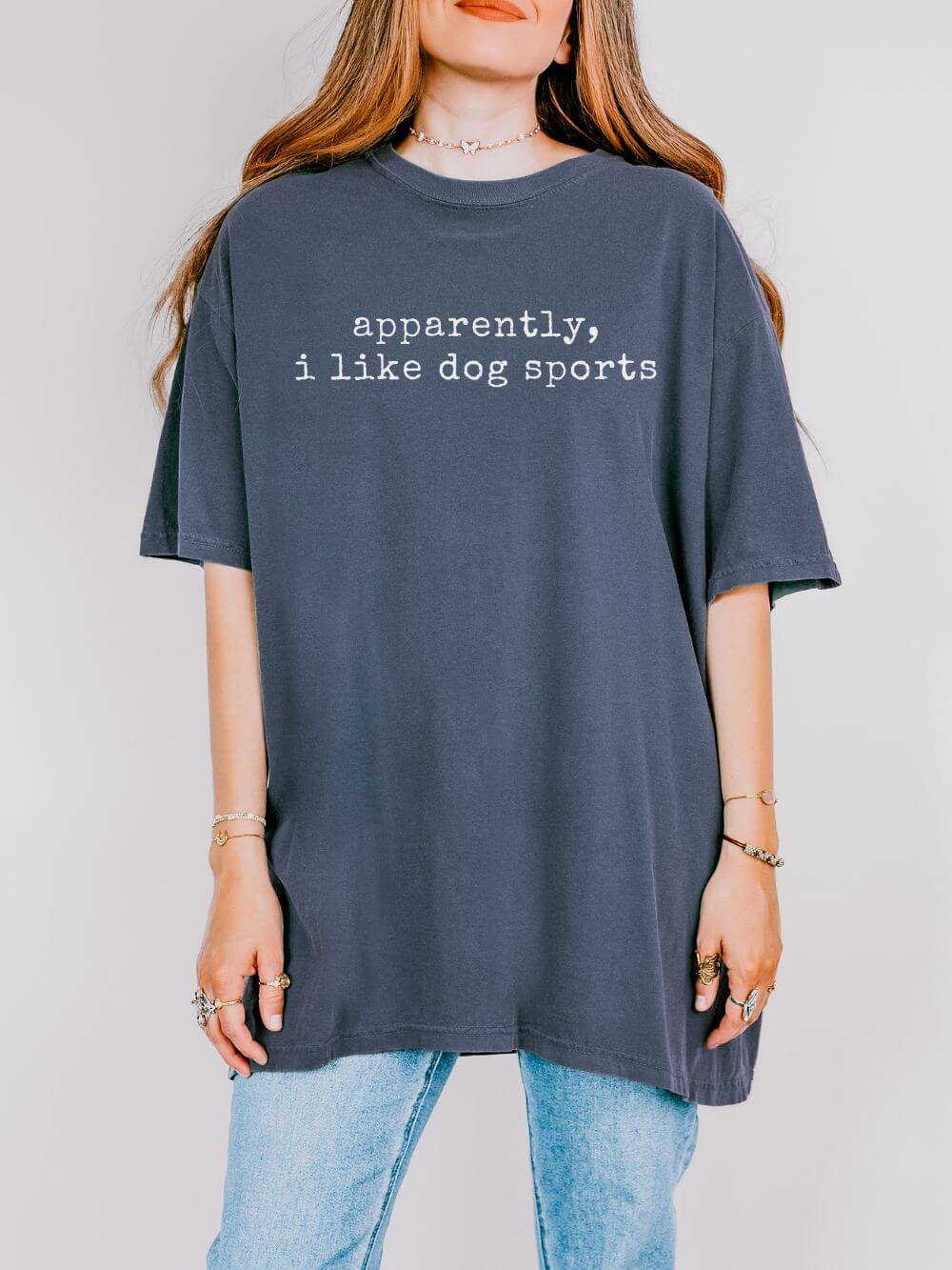 Apparently I Like Dog Sports Comfort Colors Unisex Dog Mom T-Shirt - Sydney So Sweet