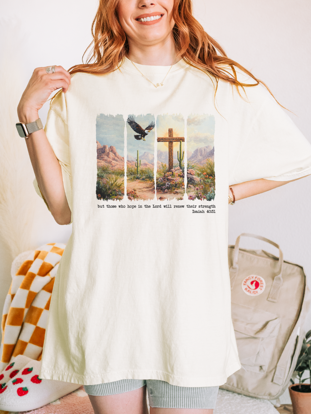 Those Who Hope in the Lord Isaiah 40:31 Christian Bible Verse Unisex Comfort Colors Graphic T-Shirt - Sydney So Sweet