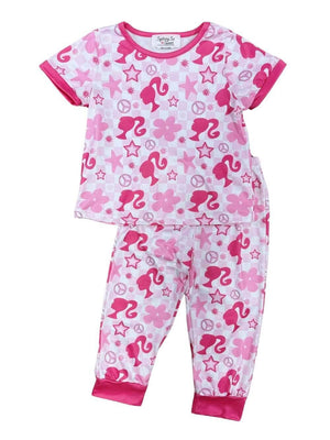 It Girl Hot Pink Short Sleeve Girls Pajamas - Sydney So Sweet