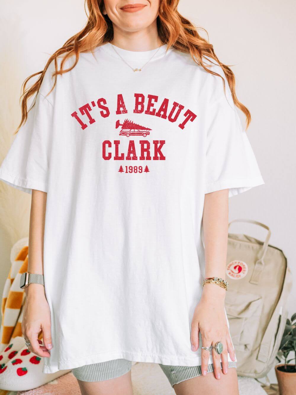 It's a Beaut Clark Holiday Tee Vintage Distressed Christmas Tree T-Shirt - Sydney So Sweet