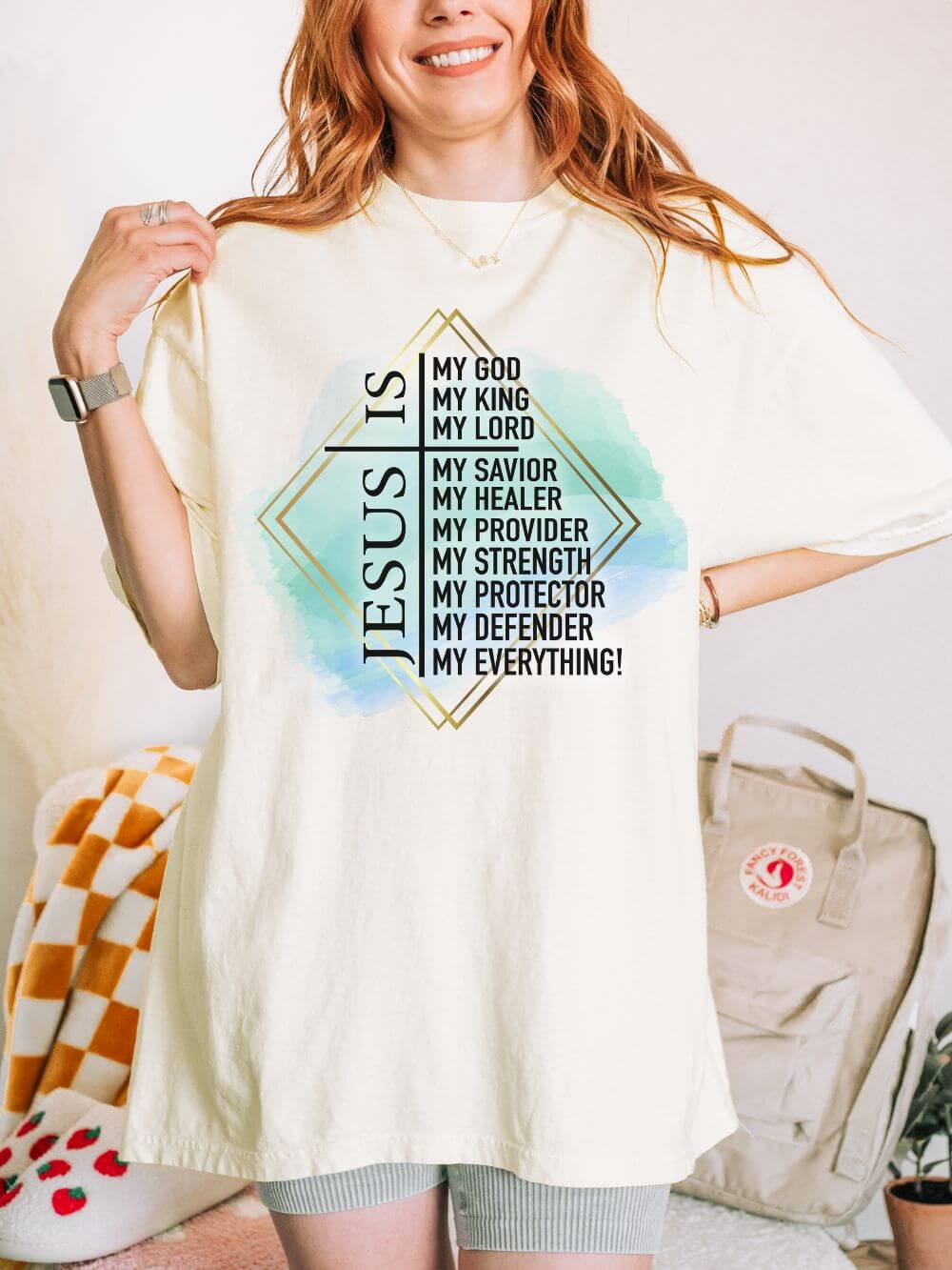 Jesus is My Everything Christian Graphic T-Shirt Unisex Short Sleeve Tee - Sydney So Sweet