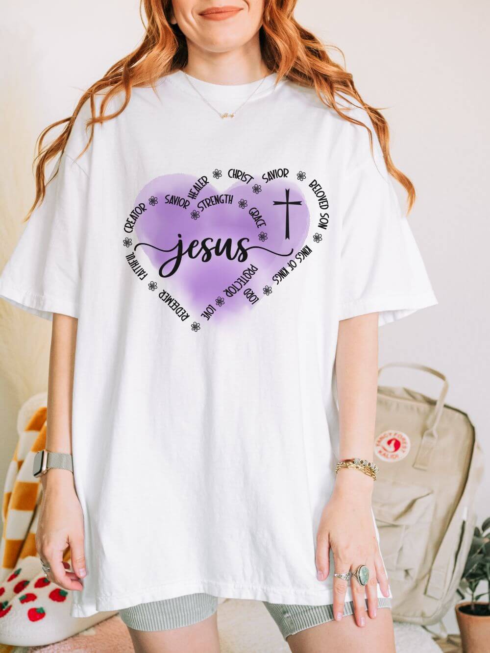 Jesus is King of Kings Christian Graphic T-Shirt Unisex Short Sleeve Tee - Sydney So Sweet