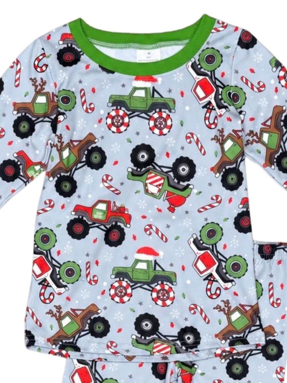 Jolly Monster Truck Kids Christmas Lounge Set