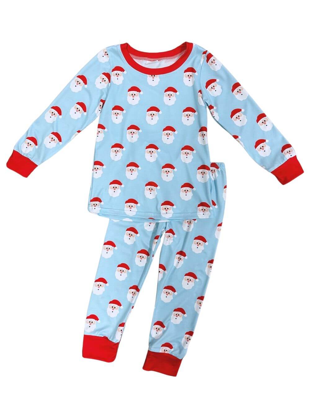 Jolly Old St. Nick Girls or Boys Long Sleeve Pajama Set - Sydney So Sweet