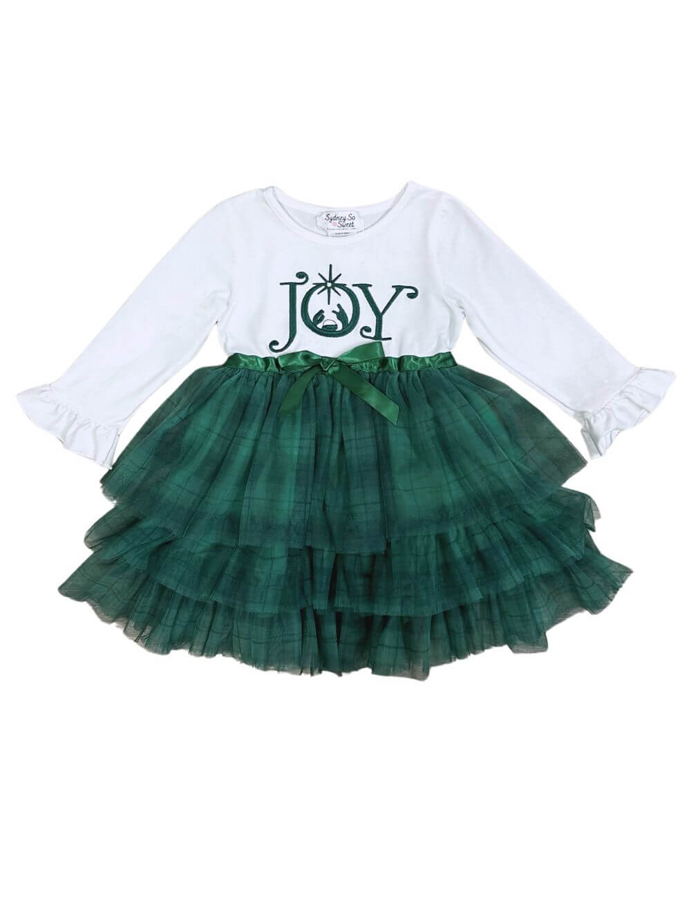 Joy to the World Christmas Nativity Girls Tutu Dress - Sydney So Sweet