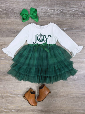 Joy to the World Christmas Nativity Girls Tutu Dress - Sydney So Sweet