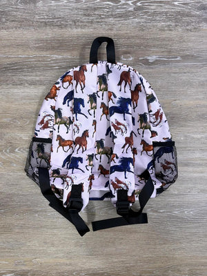 Just Horsing Around Kids' School Backpack - Sydney So Sweet