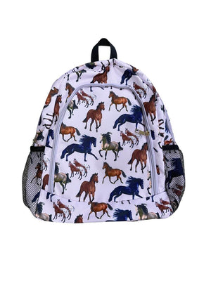 Just Horsing Around Kids' School Backpack - Sydney So Sweet