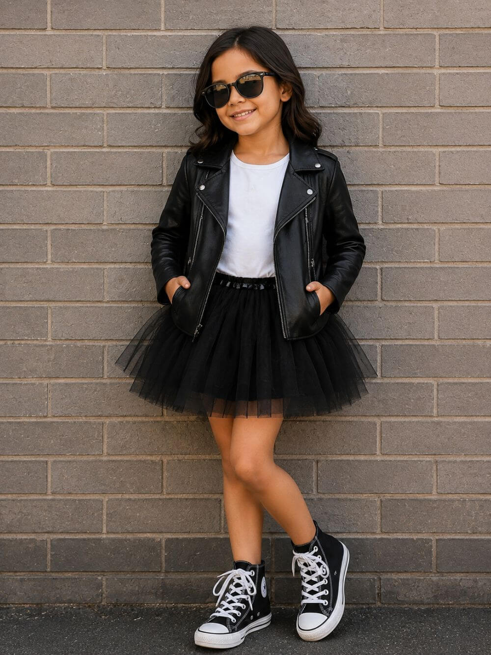 Black Tutu Skirt for Girls – 3-Layer Tulle Ballet, Dance, and Dress-Up Costume Skirt