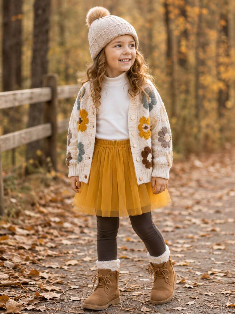 Goldenrod Tutu Skirt for Girls – 3-Layer Tulle Ballet, Dance, and Dress-Up Costume Skirt