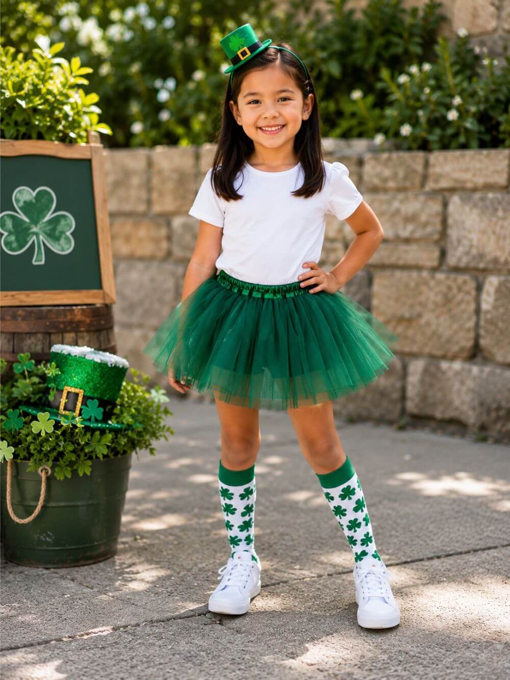 Pine Green Kids Tutu Skirt, Tutu Skirts for Kids, Ships Fast