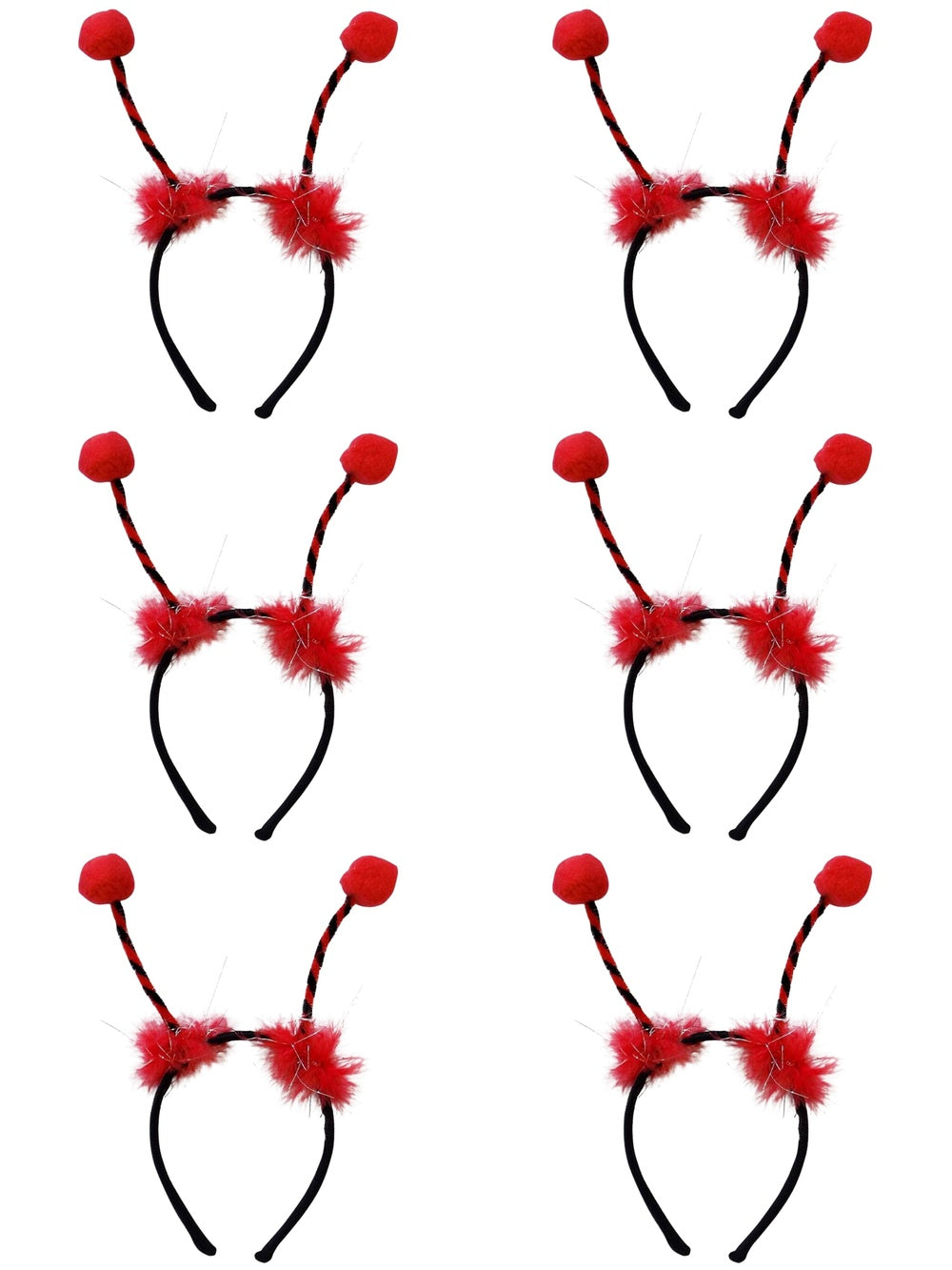 Ladybug Headband Antennas, Kid or Adult Costume Accessories