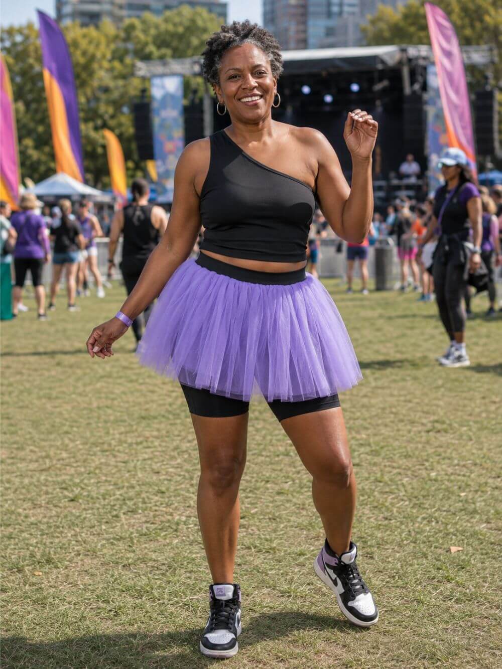 Lavender Adult Size Women's 5K Running Tutu Skirt Costume