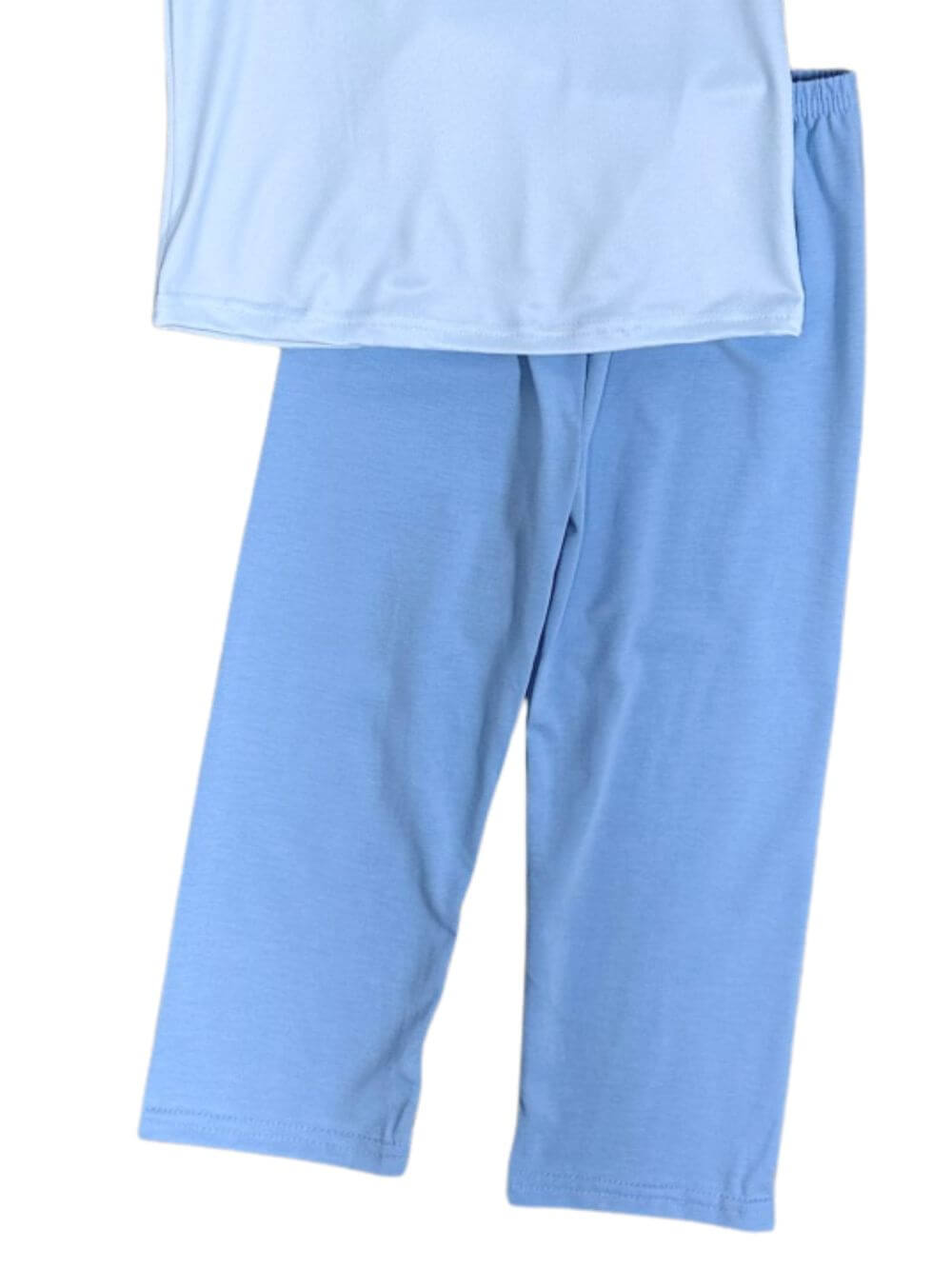 Light Blue Believe Nativity Christmas Pajamas - Sydney So Sweet