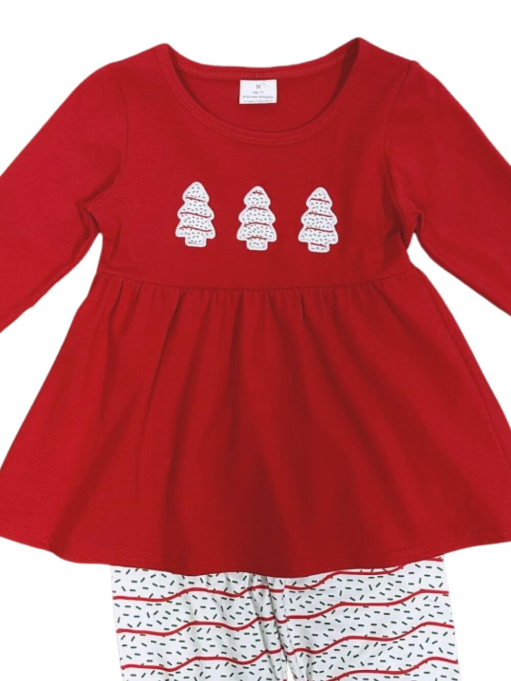 Little Cakes & Ruffles Girls Christmas Outfit - Sydney So Sweet