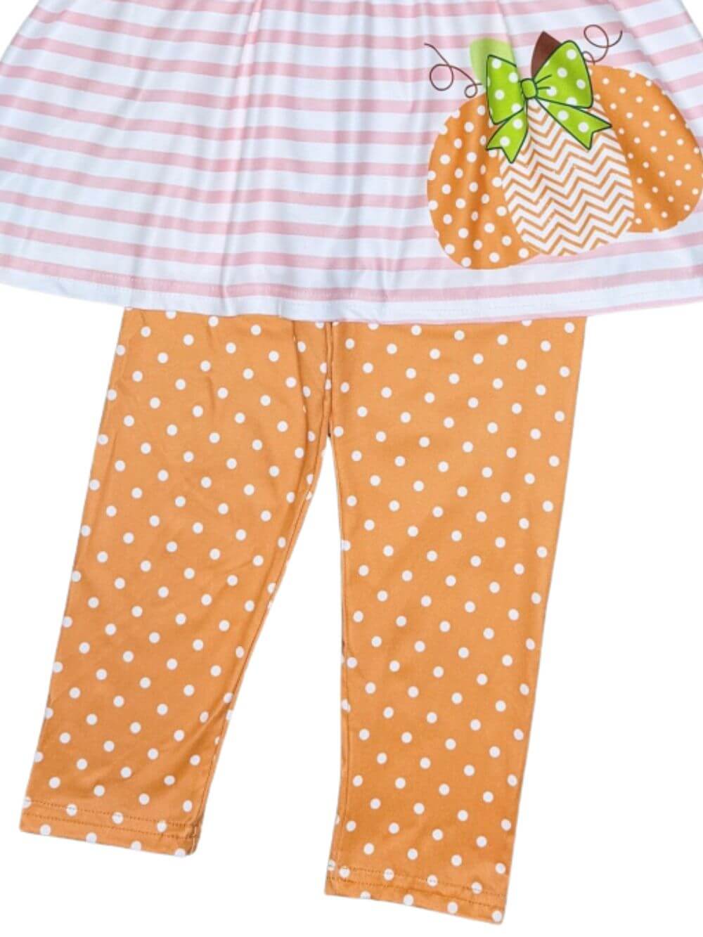 Little Pumpkin Cutie Girls Leggings Outfit