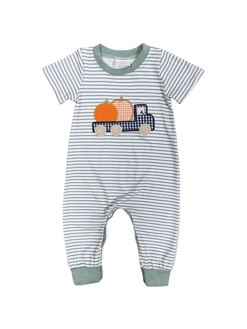 Little Pumpkin Pickup Boys Baby Romper - Sydney So Sweet