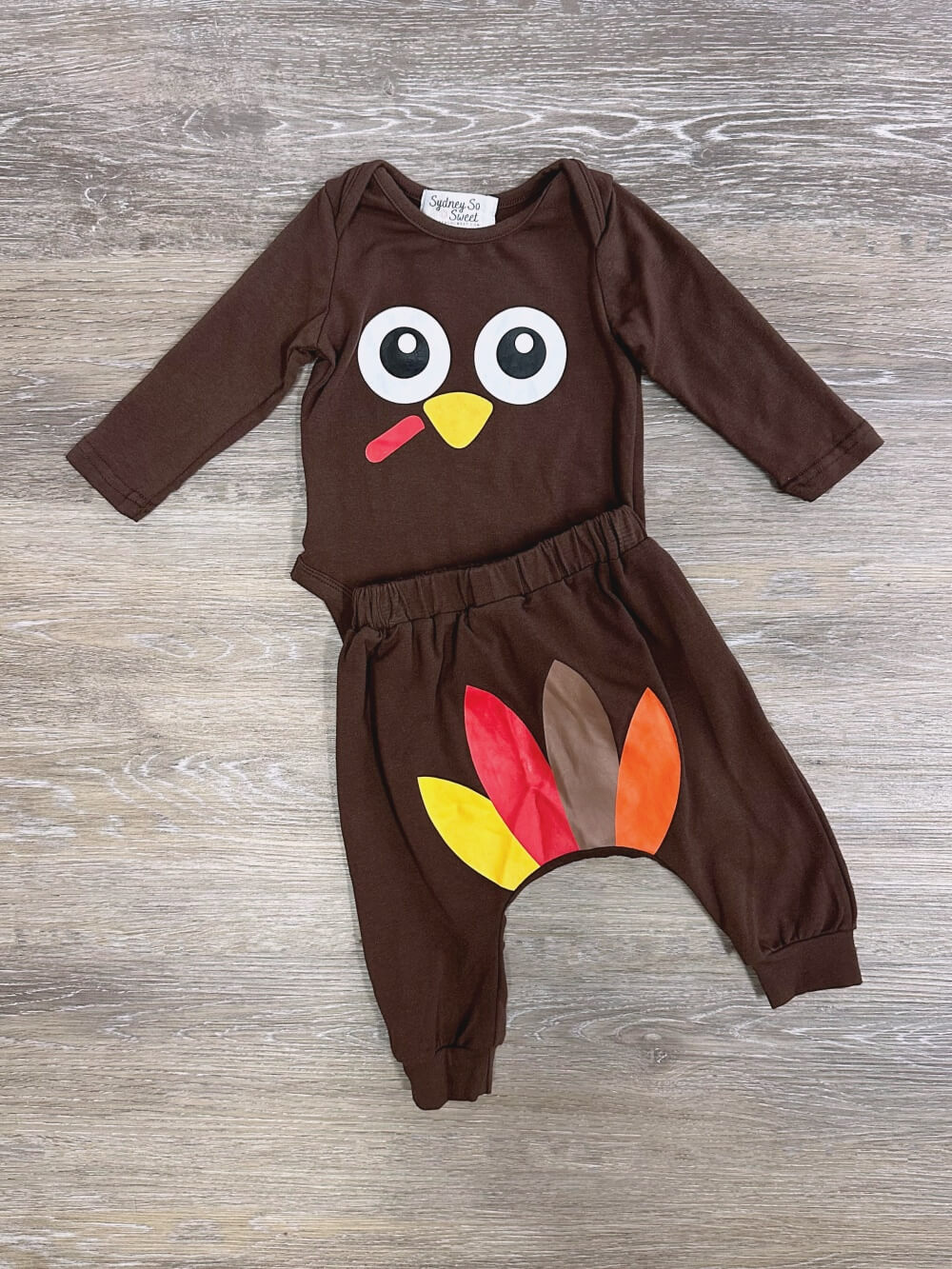 Little Turkey 2 Piece Romper &amp; Lounge Pants - Sydney So Sweet