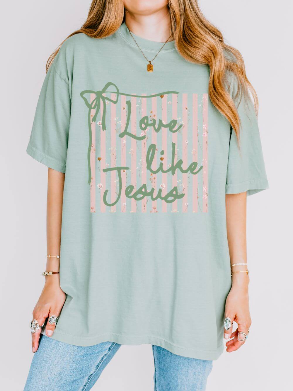 Love Like Jesus Graphic T-Shirt  Christian Faith Graphic Tee