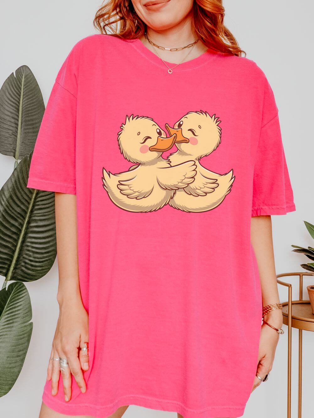 Lovely Duck Graphic T-Shirt Unisex Short Sleeve Tee
