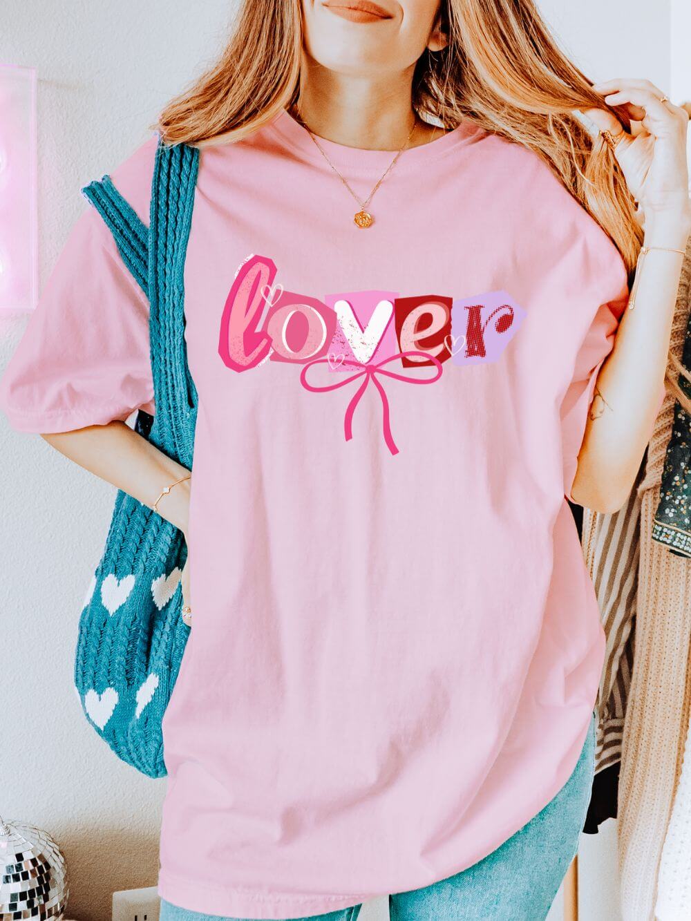 Lover T-Shirt Valentine's Day Cute Graphic Unisex Short Sleeve Tee