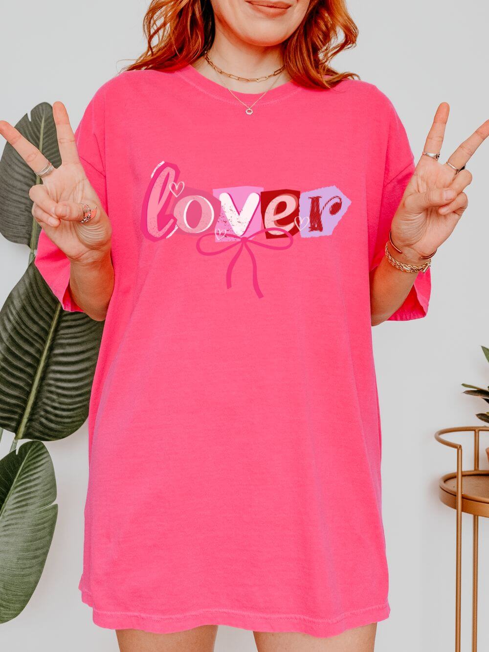 Lover T-Shirt Valentine's Day Cute Graphic Unisex Short Sleeve Tee