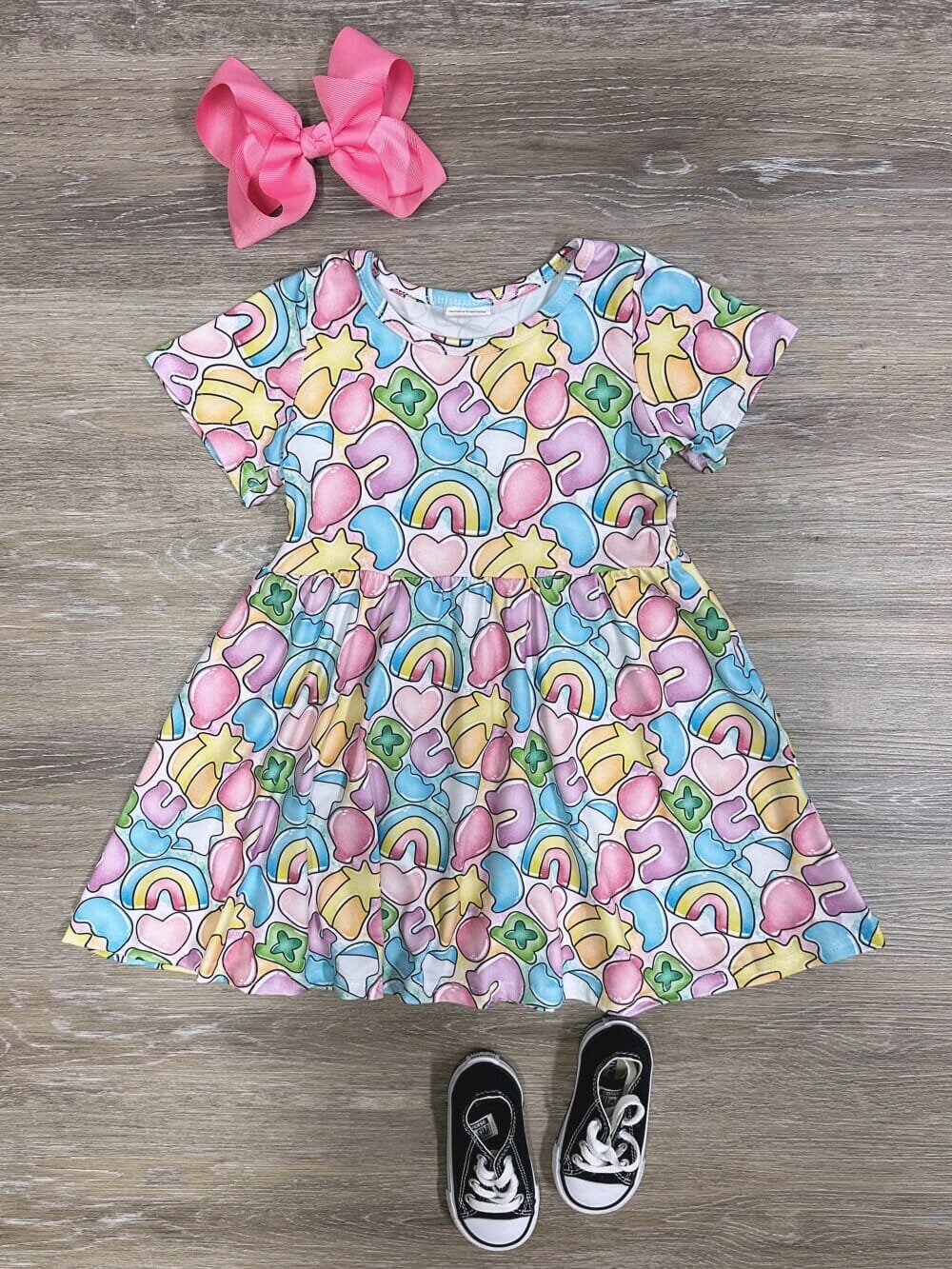 dress so cute So Cute!!! 1960s Funky Floral Print Short Sleeve Shift Dress, Talon Zipper