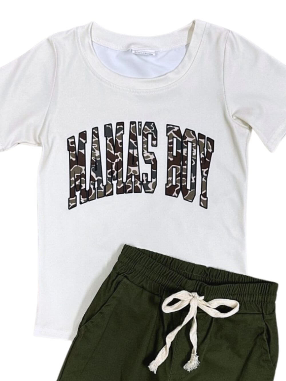 Mama’s Favorite Boy Boys Fall Cargo Pants Outfit - Sydney So Sweet