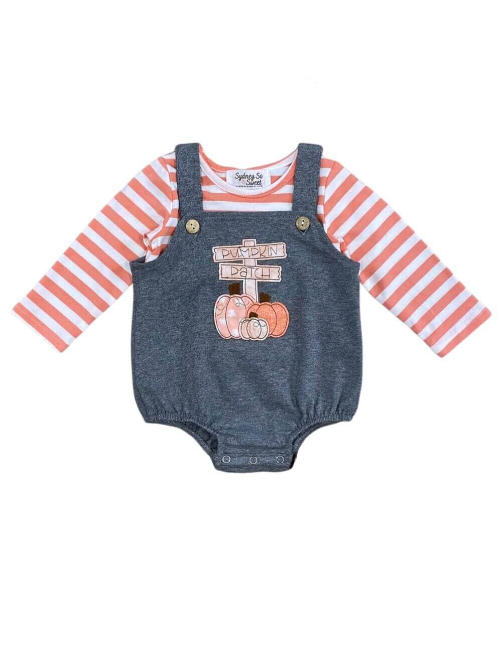 Meet Me at the Pumpkin Patch 2 Piece Baby Outfit - Sydney So Sweet