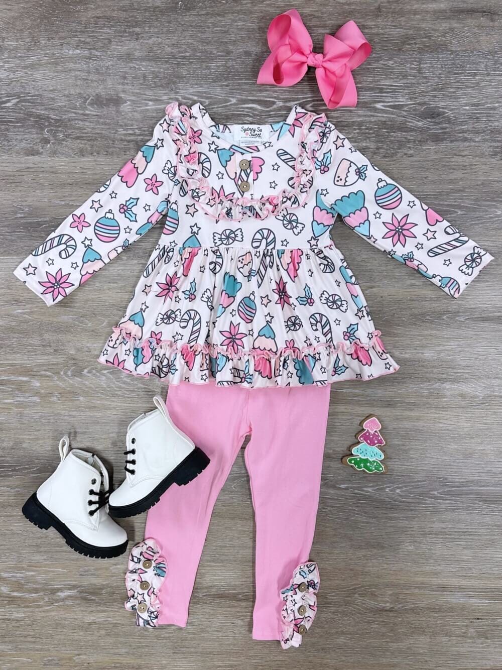 Girl's Denim Outfits, Sydney So Sweet Boutique, Ships Free