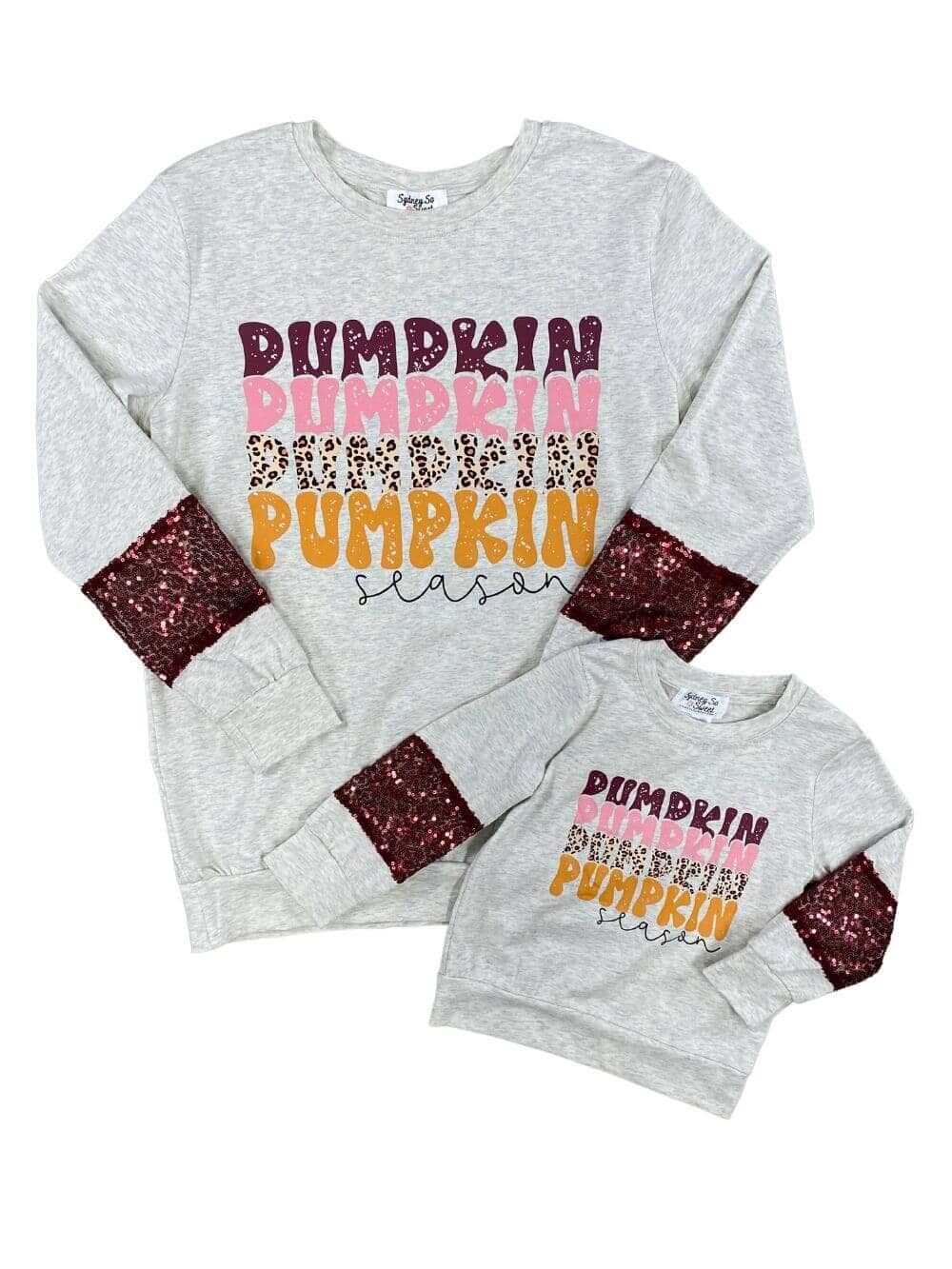 Mommy & Me - Pumpkin Season Pullover Top - Sydney So Sweet