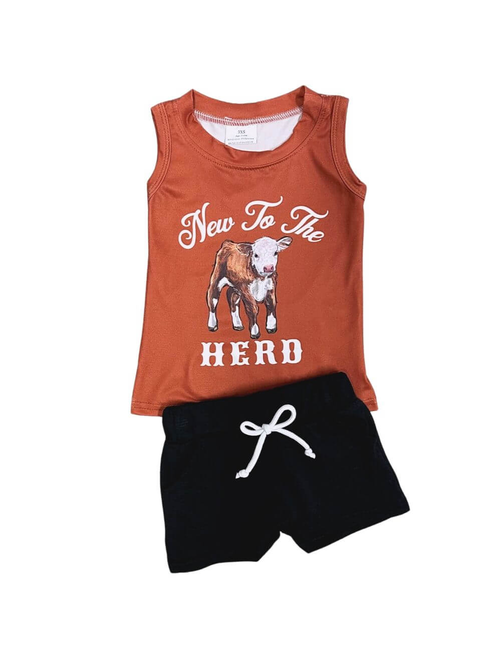 New to the Herd Baby Boy Cow Shorts Outfit - Sydney So Sweet