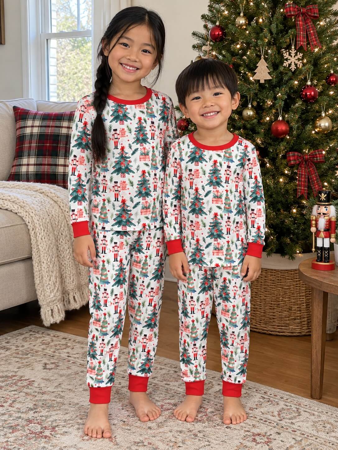 Nutcracker Christmas Tree Kids Lounge Set