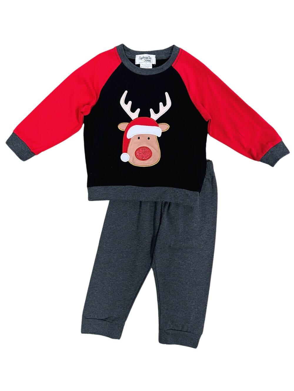 Oh Deer 2 Piece Holiday Reindeer Lounge Set - Sydney So Sweet