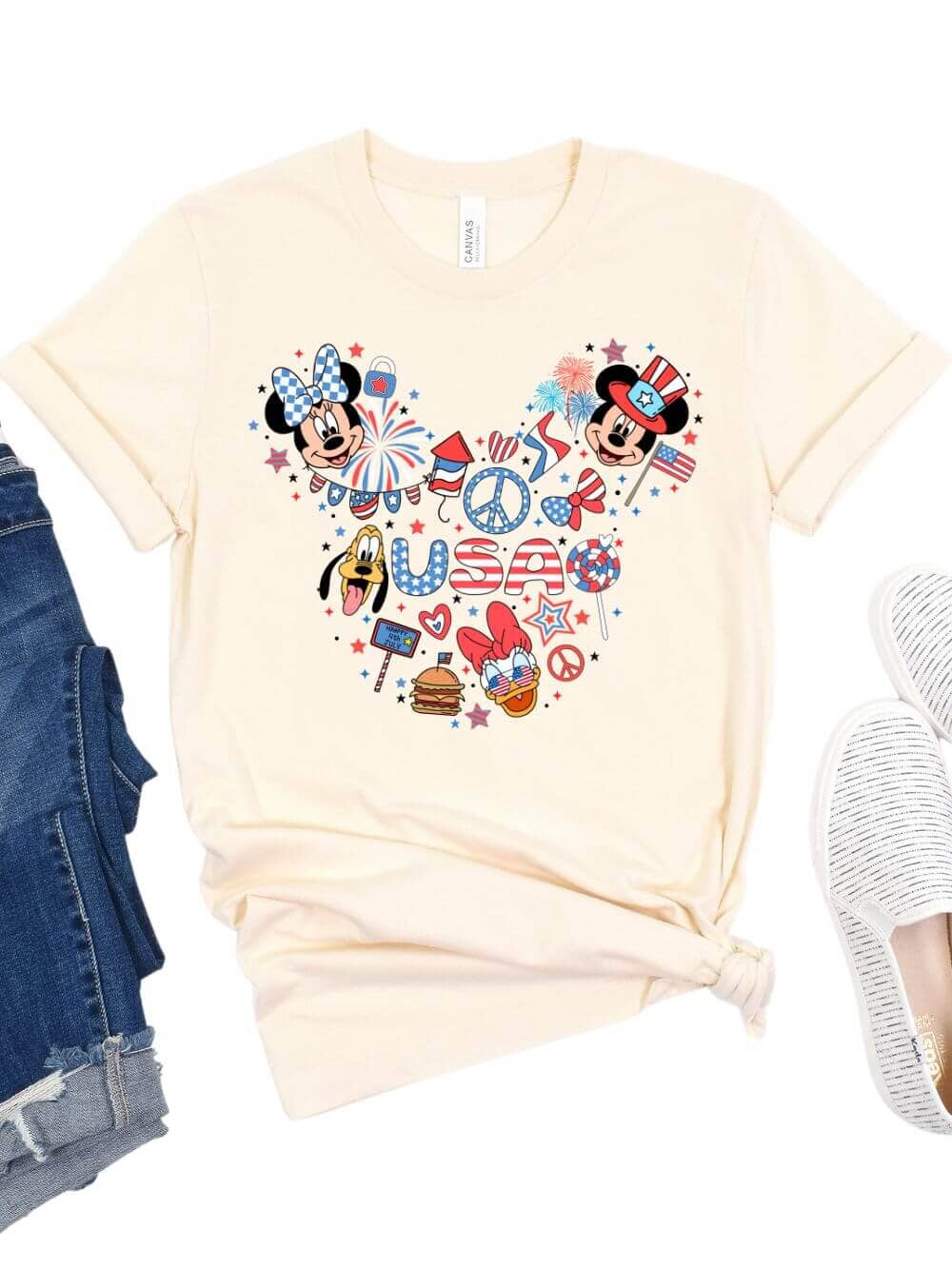 Disney Mickey 4th of July T-Shirt, Disney Patriotic Shirt, Disney