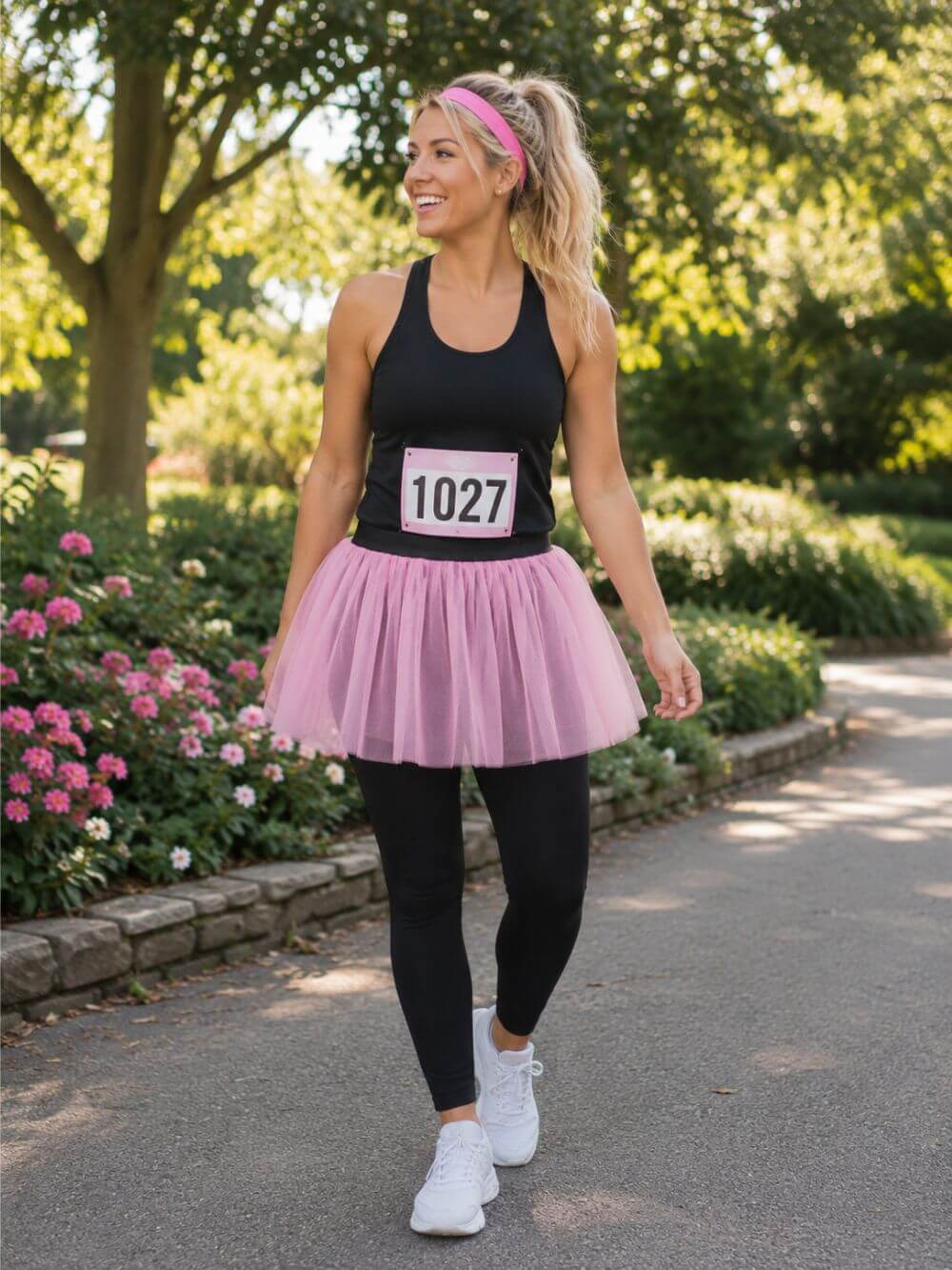 Pink Adult Size Women's 5K Running Skirt Tutu Costume