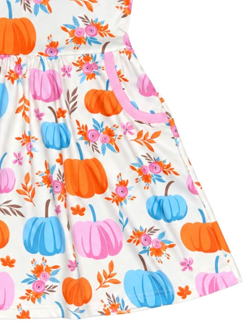 Pretty Pumpkins Girls Fall Dress