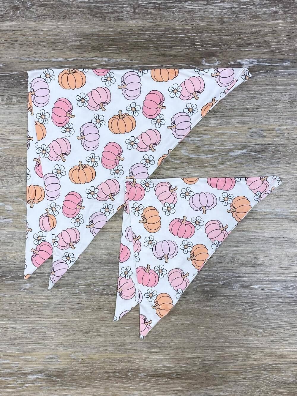 Pumpkin Daisy Fall Dog Bandana - Sydney So Sweet