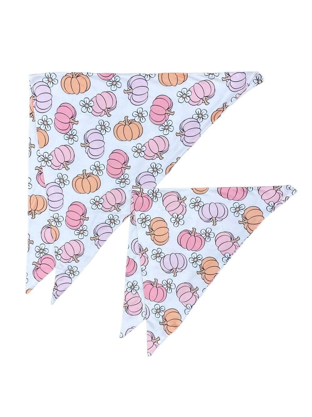 Pumpkin Daisy Fall Dog Bandana - Sydney So Sweet