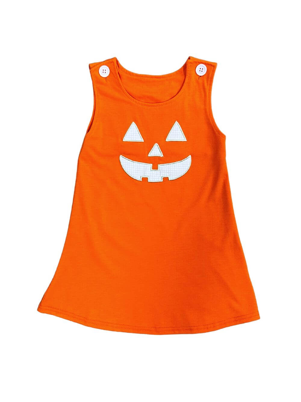 Pumpkin Orange Girls Jumper Dress - Sydney So Sweet