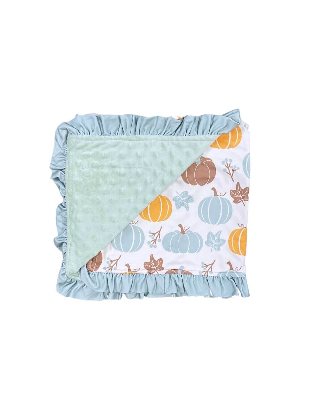 Pumpkin Patch Minky Dot Baby & Toddler Blanket - Sydney So Sweet