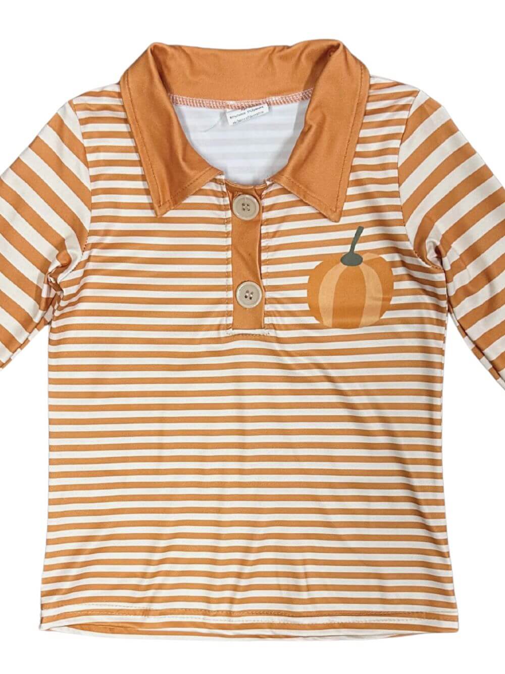 Pumpkin Patch Prep Boys Fall Polo Shirt - Sydney So Sweet