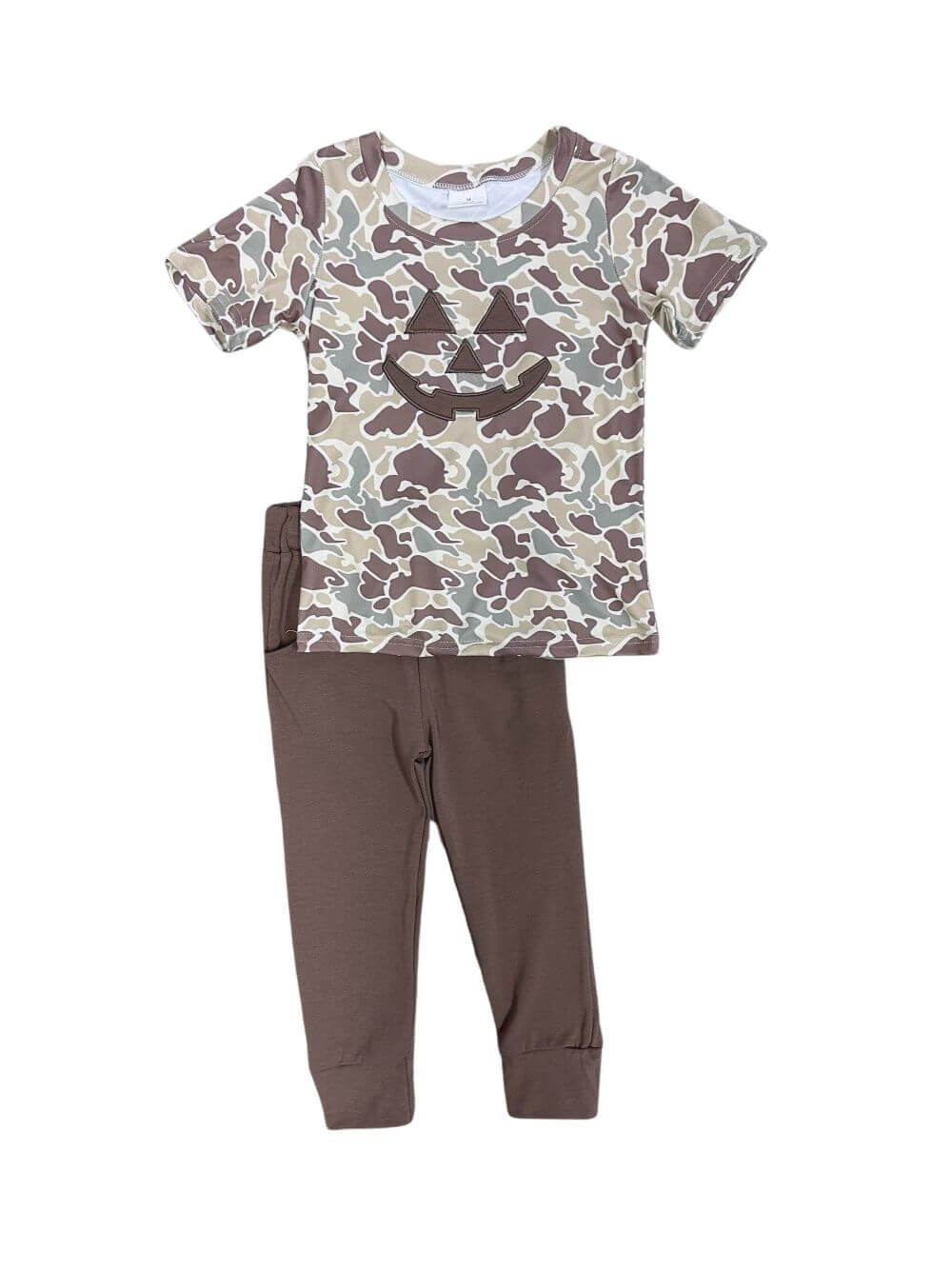 Pumpkin Patrol Boys Camo Halloween Outfit - Sydney So Sweet