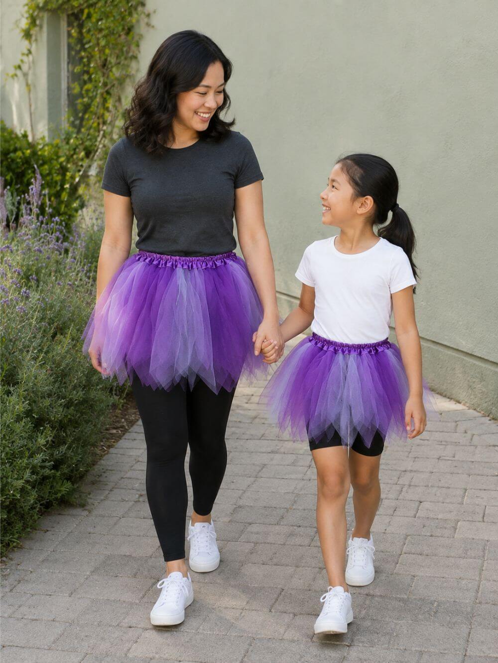 Lavender & Purple Fairy Costume Pixie Tutu Skirt for Kids, Adults, Plus