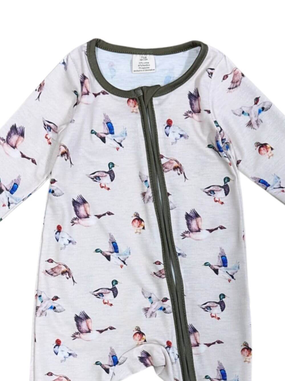 Quack Squad Boys Baby Duck Romper - Sydney So Sweet