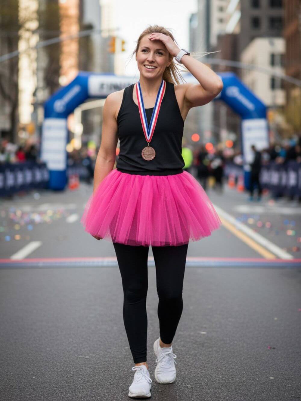 Hot Pink Adult Size Women's 5K Running Skirt Tutu Costume