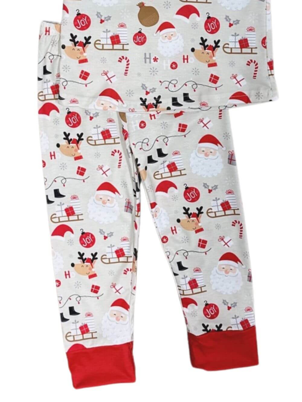 Reindeer & Cheer Santa Christmas Pajamas - Sydney So Sweet